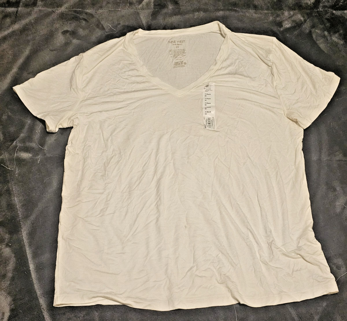 Nine West White T-Shirt White Men’s Size M