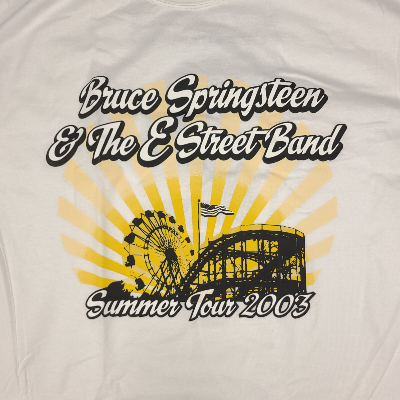 Bruce Springsteen & E Street Band Giants Stadium 2003 Event T Shirt Large #Q08