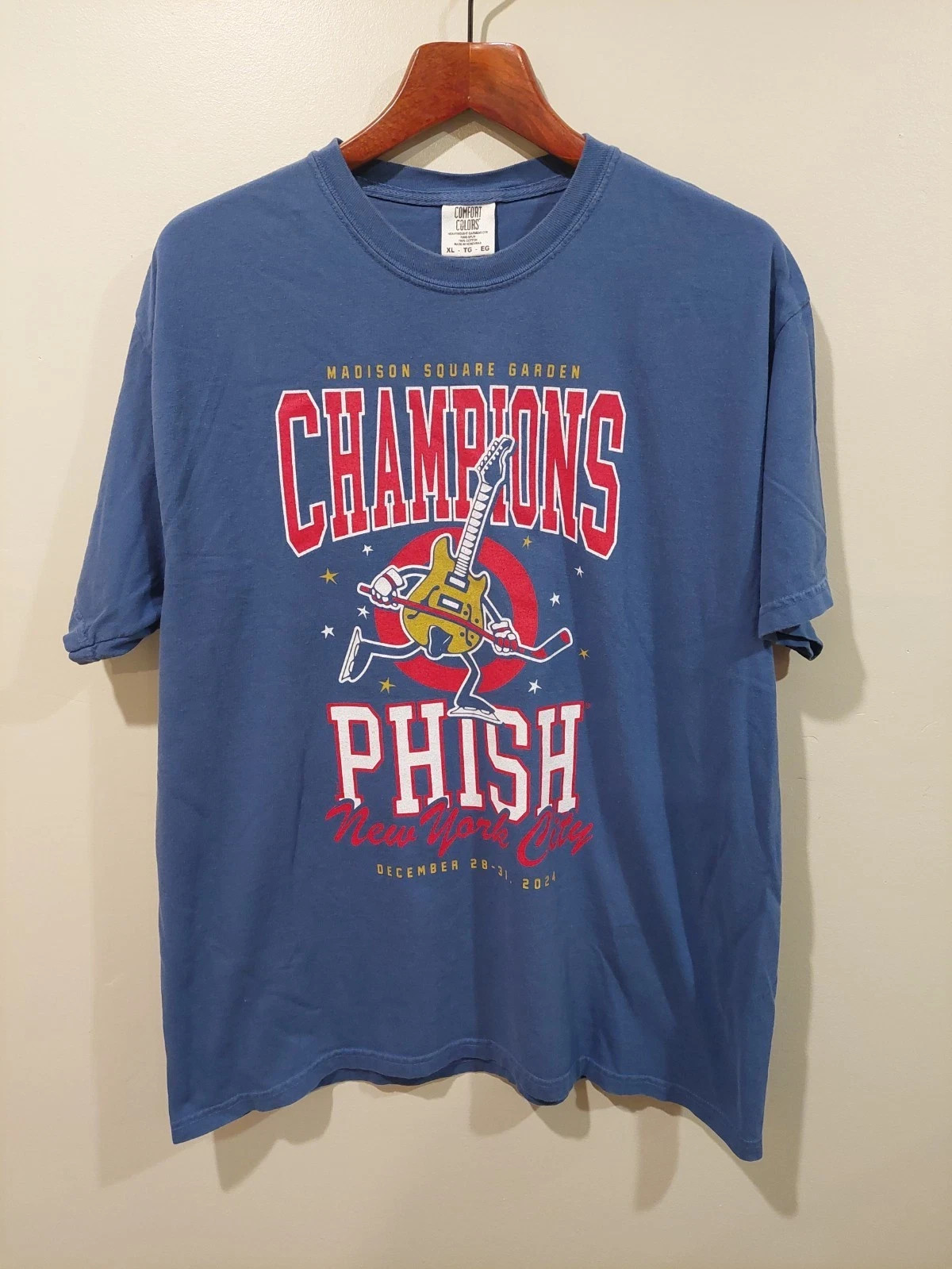 Phish Madison Square Garden Champions short sleeve royal color T-Shirt VK12606