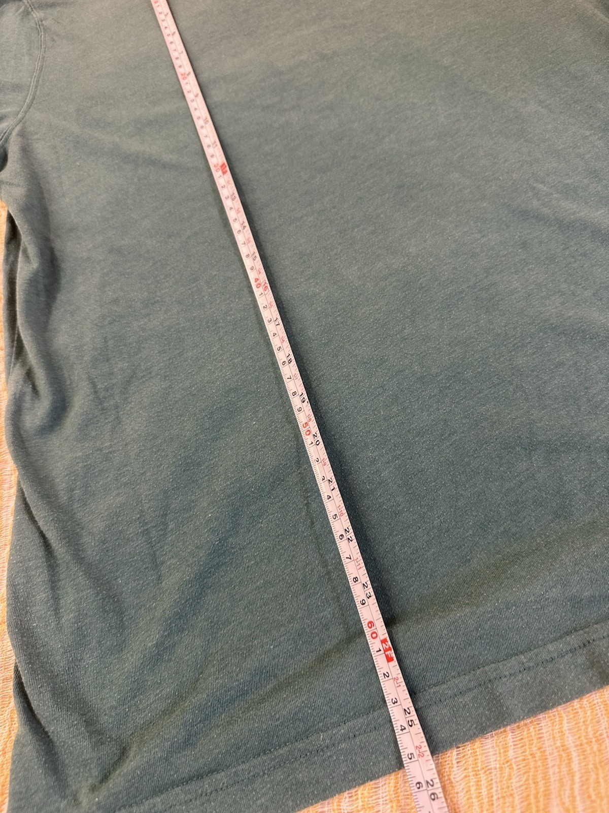 Abercrombie & Fitch Soft A&F Tee Green Jersey Crew Tee Embroidered Moose M-L