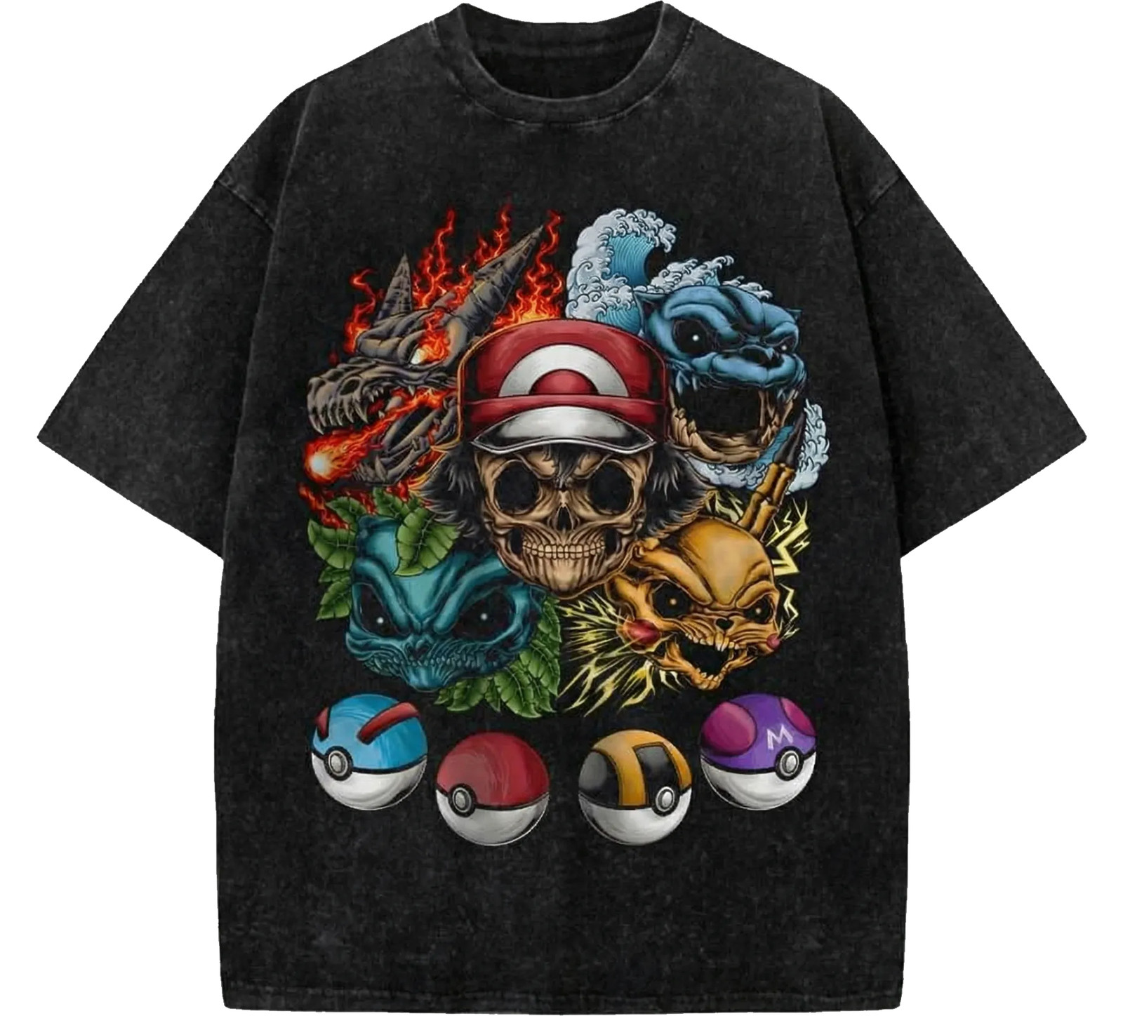 Ash And Starters Retro Streetwear Graphic Comfort Colors T-Shirt