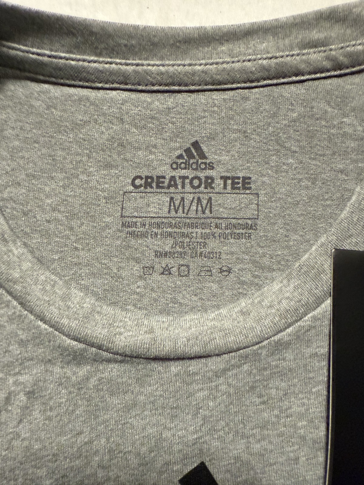 Adidas Creator Tee Men’s Medium BEACH ELITE Volleyball Short Sleeve Gray T-shirt