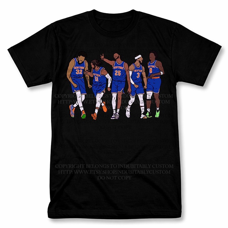 Jalen Brunson Karl Anthony Towns Vintage Basketball Fan Tee