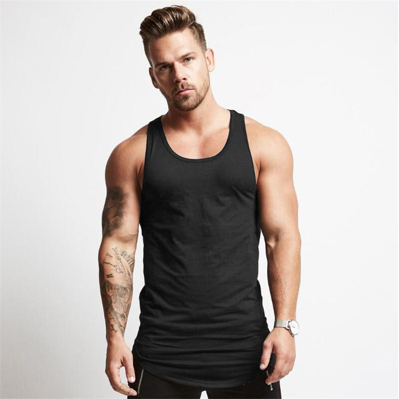 USA Mens Gym Training Vest Fitness Singlet Workout Muscle Bodybuilding Tank Tops