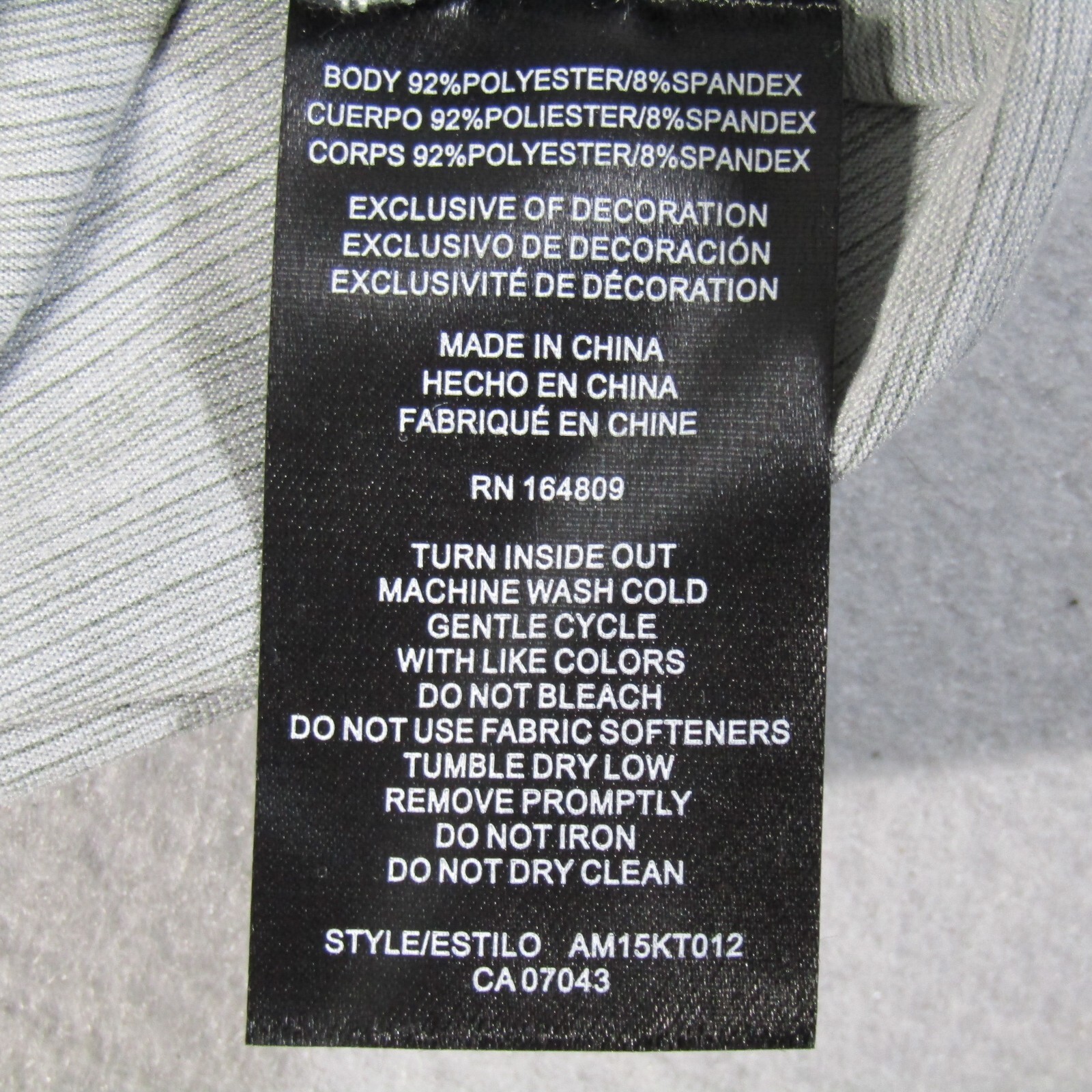 NWT Motion Core Crew Neck Tee Men’s L Grey