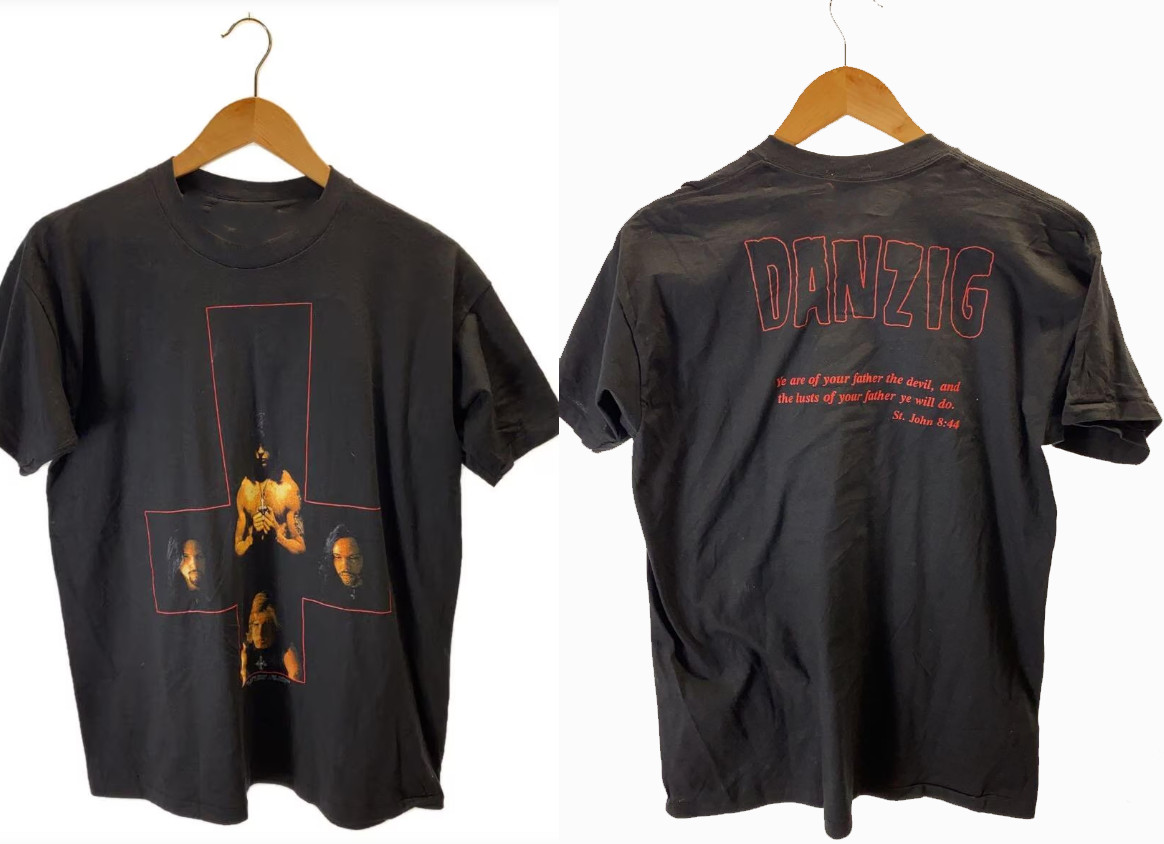 2 Sided Danzig Band T-Shirt Unisex Cotton S-5XL GS657