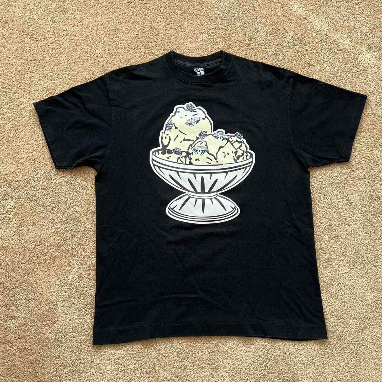 Og billionaire boys club ice cream diamonds and dollars bowl shirt