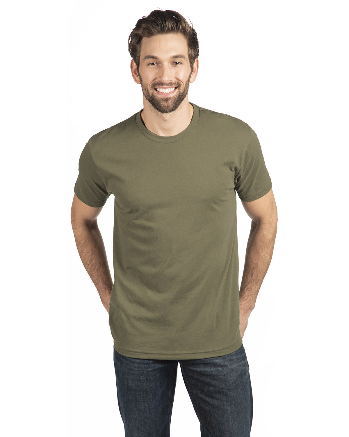 Next Level Apparel Men’s Sueded Crew – 6410