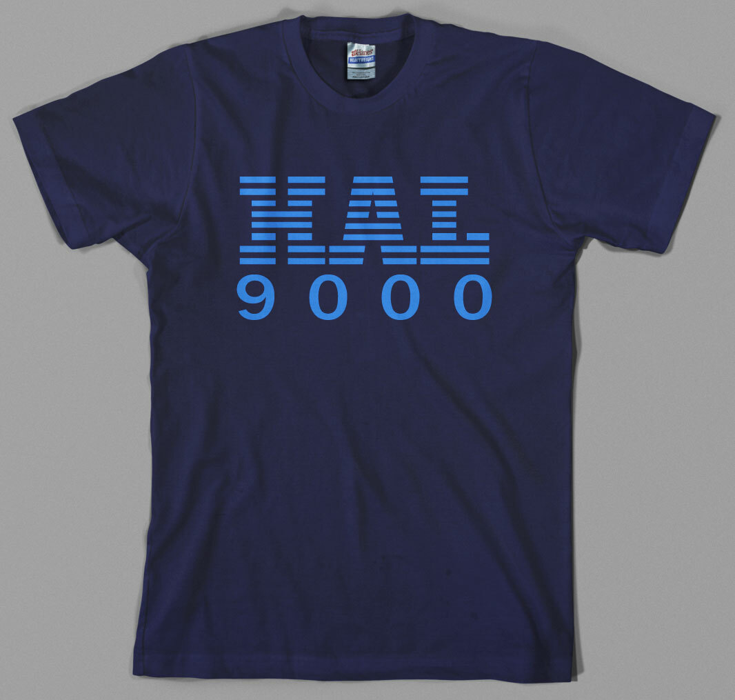 2001 Space Odyssey HAL T Shirt – 9000 ibm retro computer logo stanley kubrick
