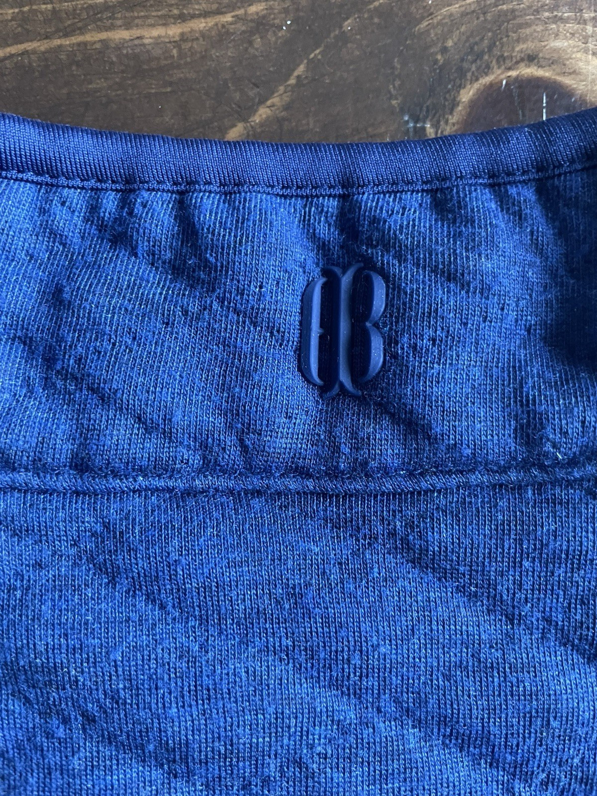 Holderness & Bourne Sweater Mens Medium Blue Quilted T Snap Pullover