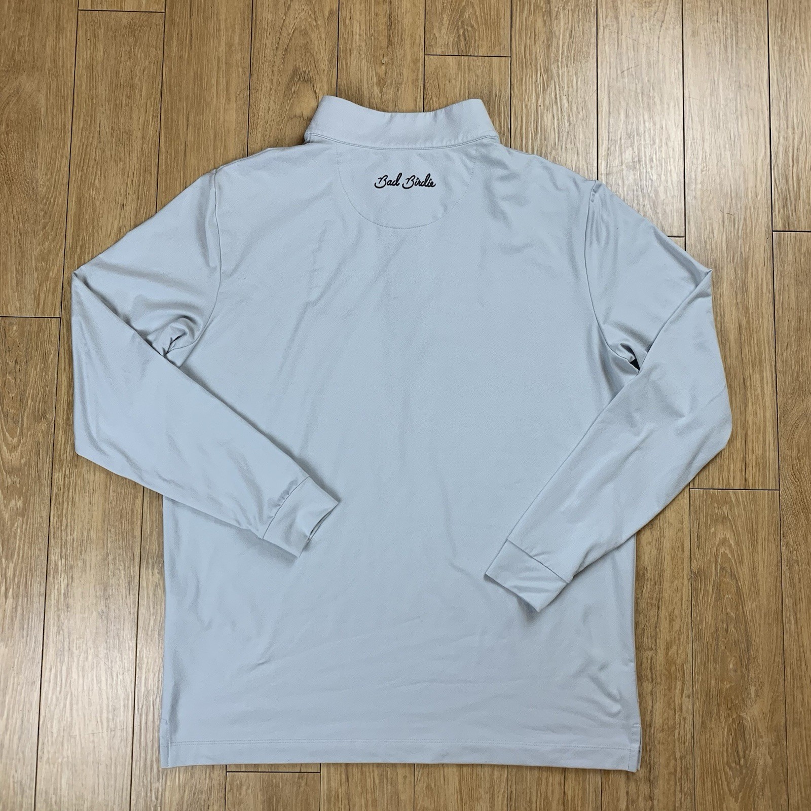 Bad Birdie 1/4 Zip Pullover Men’s S Gray Stretch Performance Golf