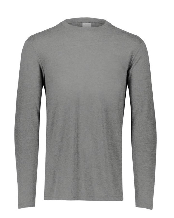 Augusta Sportswear Polyester/Cotton/Rayon Tri-Blend Long Sleeves T-Shirt