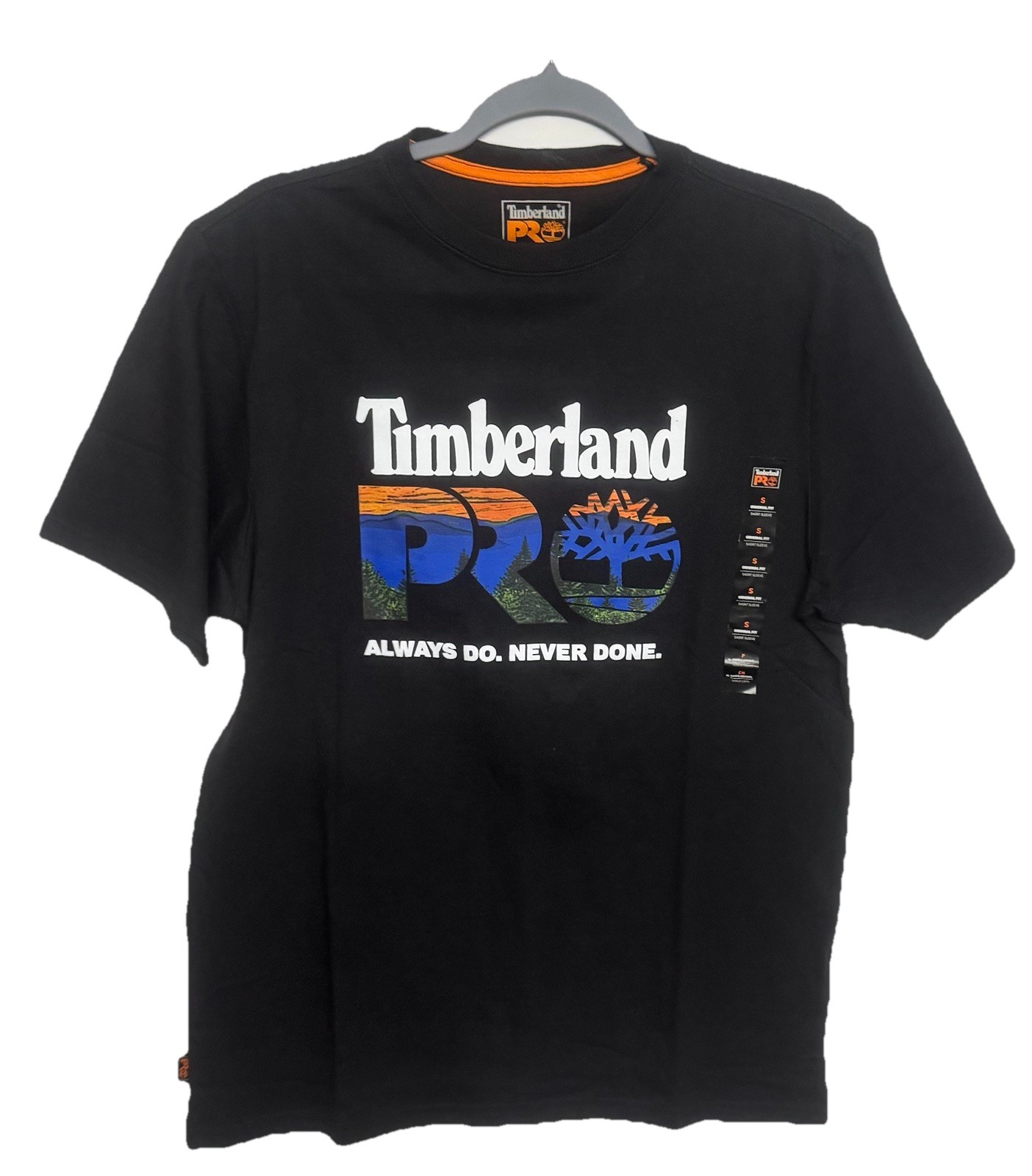 Timberland PRO Men’s Core Chest Logo Short-Sleeve T-Shirt Small Black