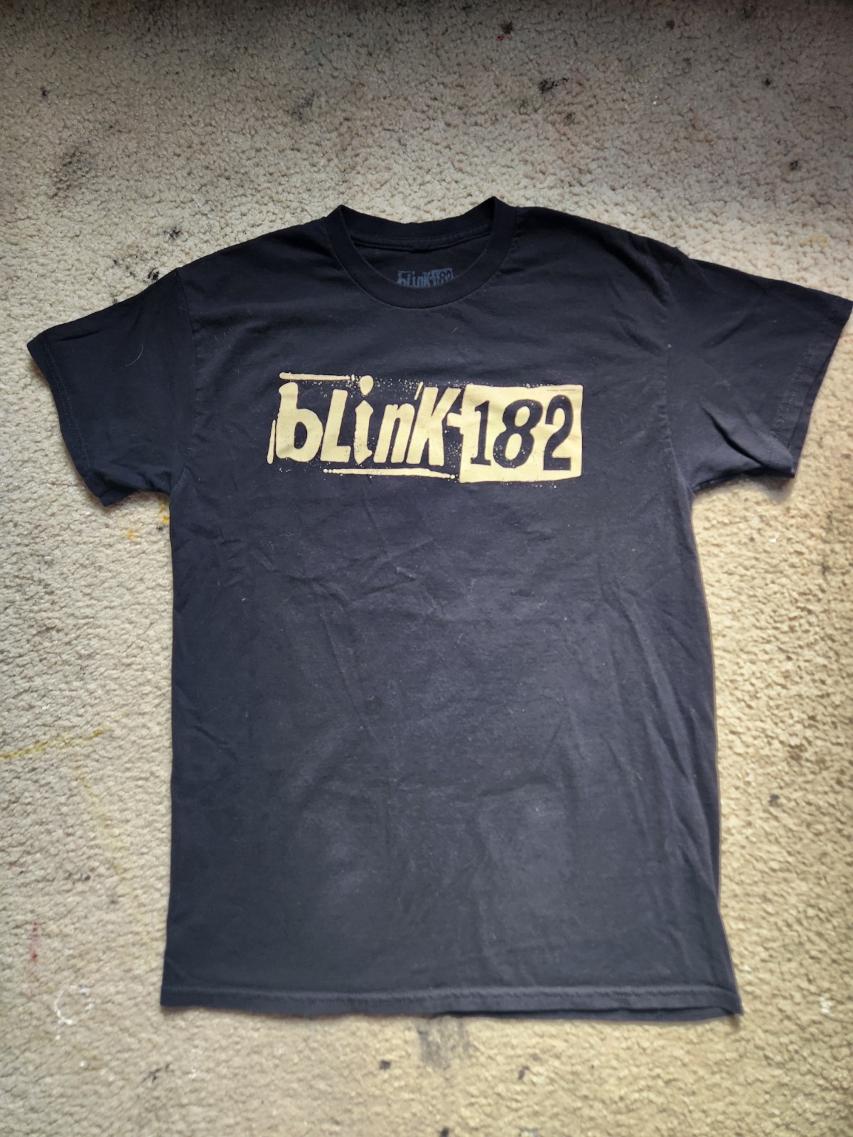 Blink-182 Since 1992 Men’s M Black Double-Sided Graphic Cotton Knit T-Shirt