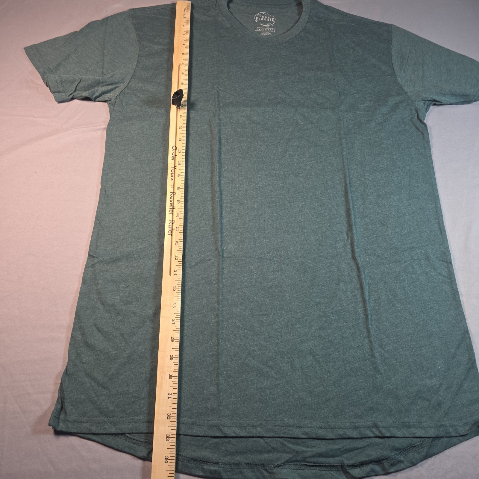True Classic Crew Neck (2 pack) extra large XL heather green & heather burgundy