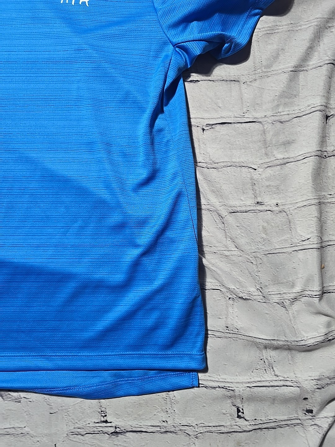 Nike Breathe Men’s Short Sleeve Tee Shirt Medium Polyester Blue CN8465-435