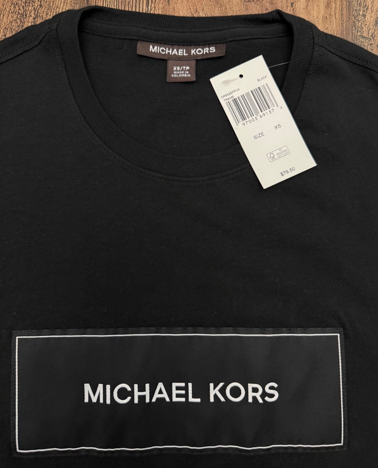 Michael Kors Men’s Logo Cotton T-Shirt Black