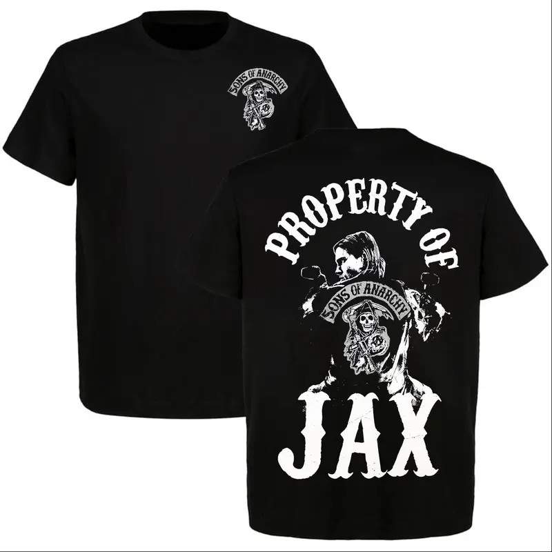 Property of Jax Shirt Biker Motorcycle Wife Girlfriend Tee Sons of Anarchy