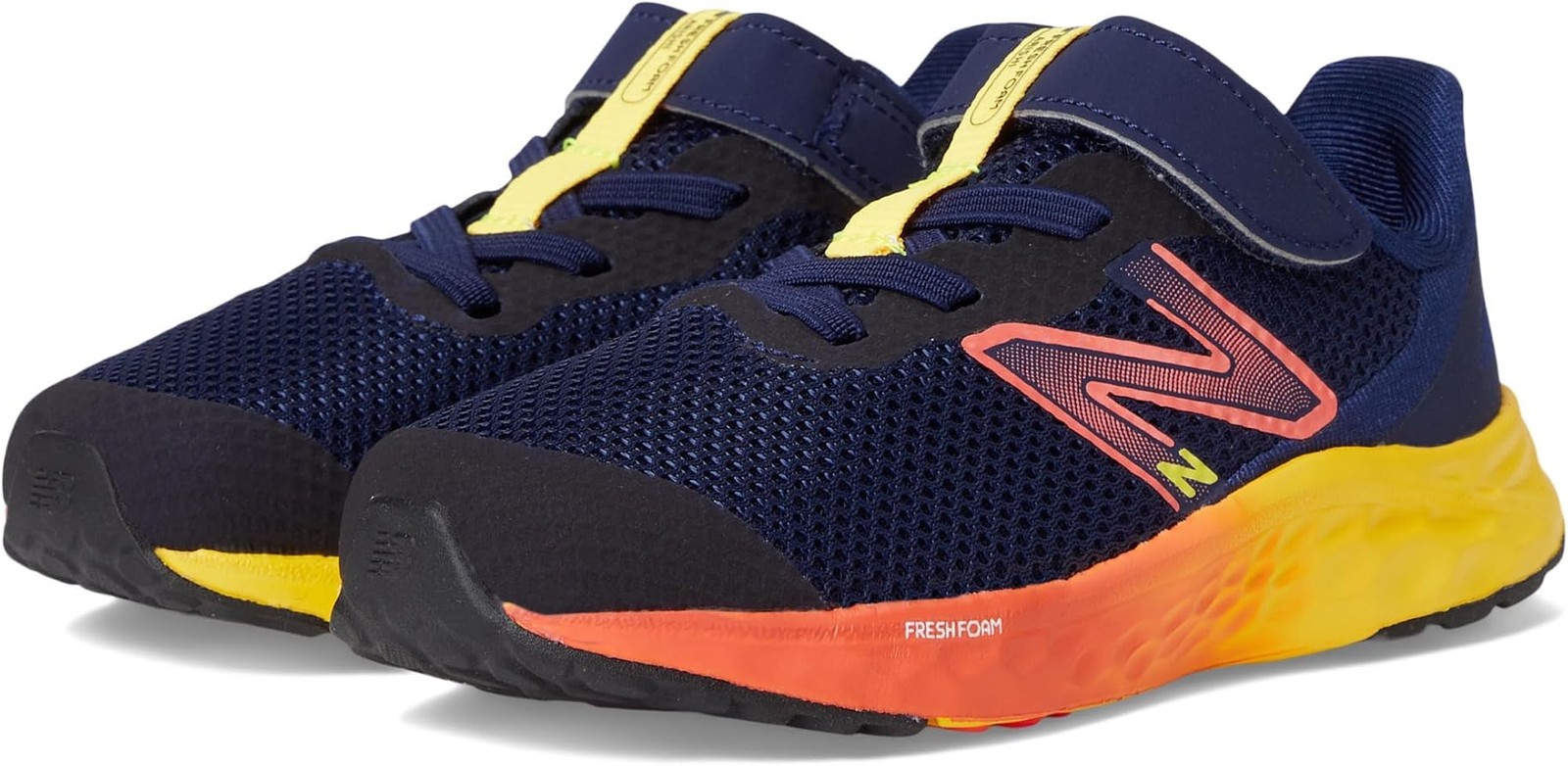 New Balance Boy’s Fresh Foam Arishi v4 Bungee Lace with Hook-and-Loop Top Strap