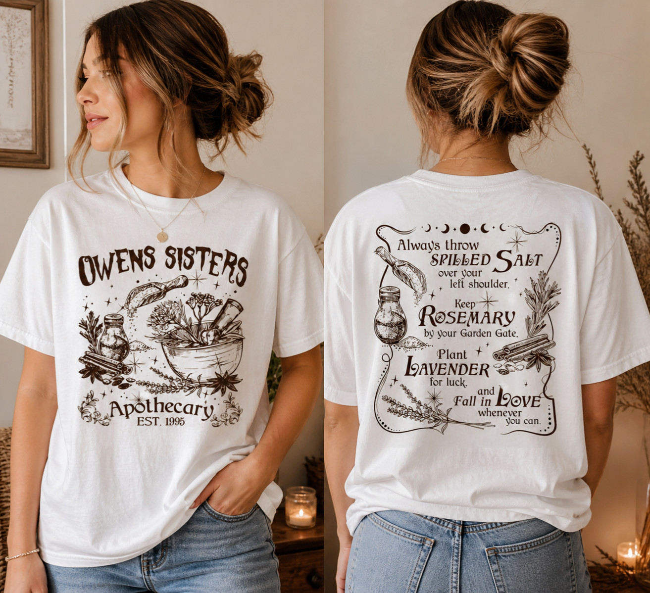 Practical Magic Movie Graphic Tee Multiple Sizes Available