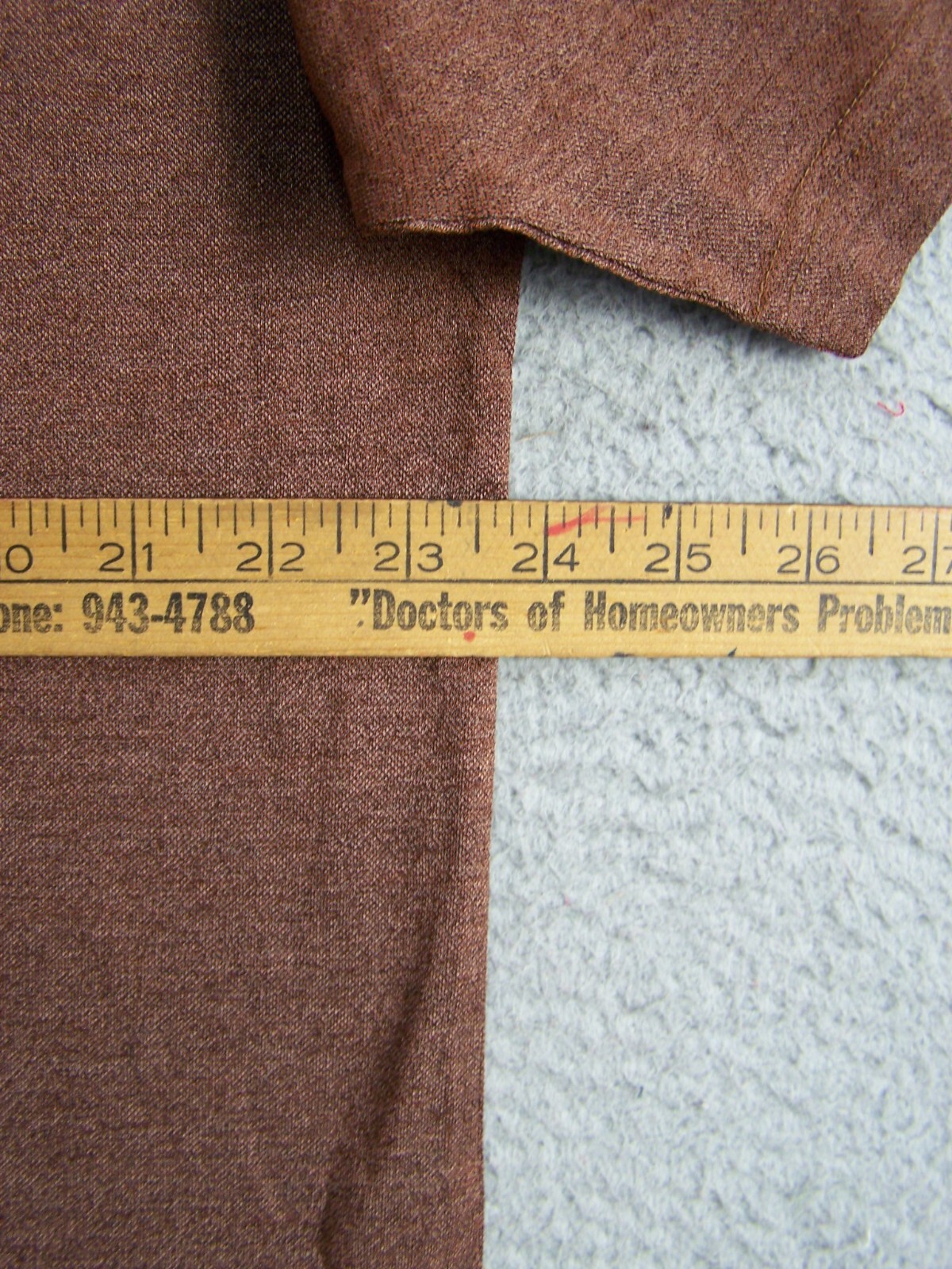 LOUIS LONG Shirt Adult XXL 2XL 54 Brown Italian Brand Classic Designer Italy Men