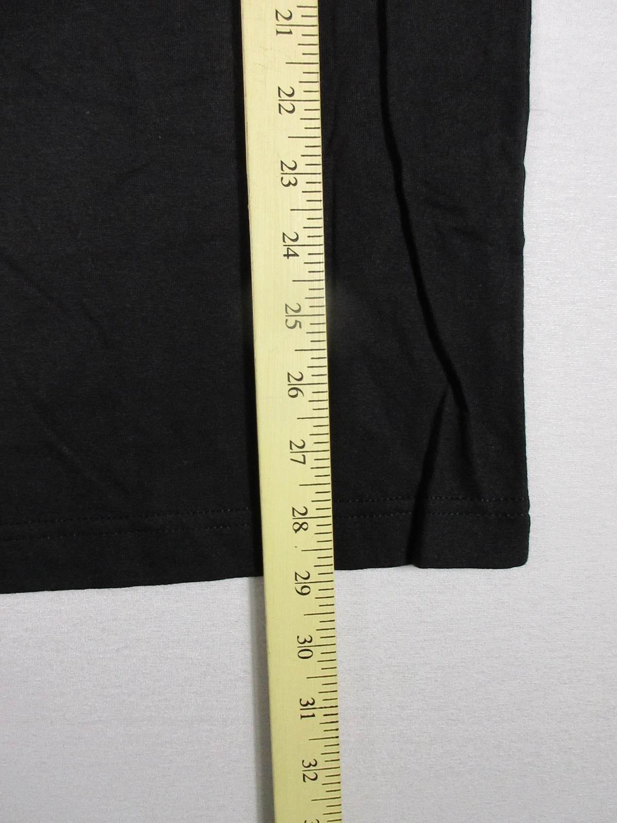 Tultex Mens Pull-On Graphic T-Shirt Crew Neck Short Sleeve Size XL Black