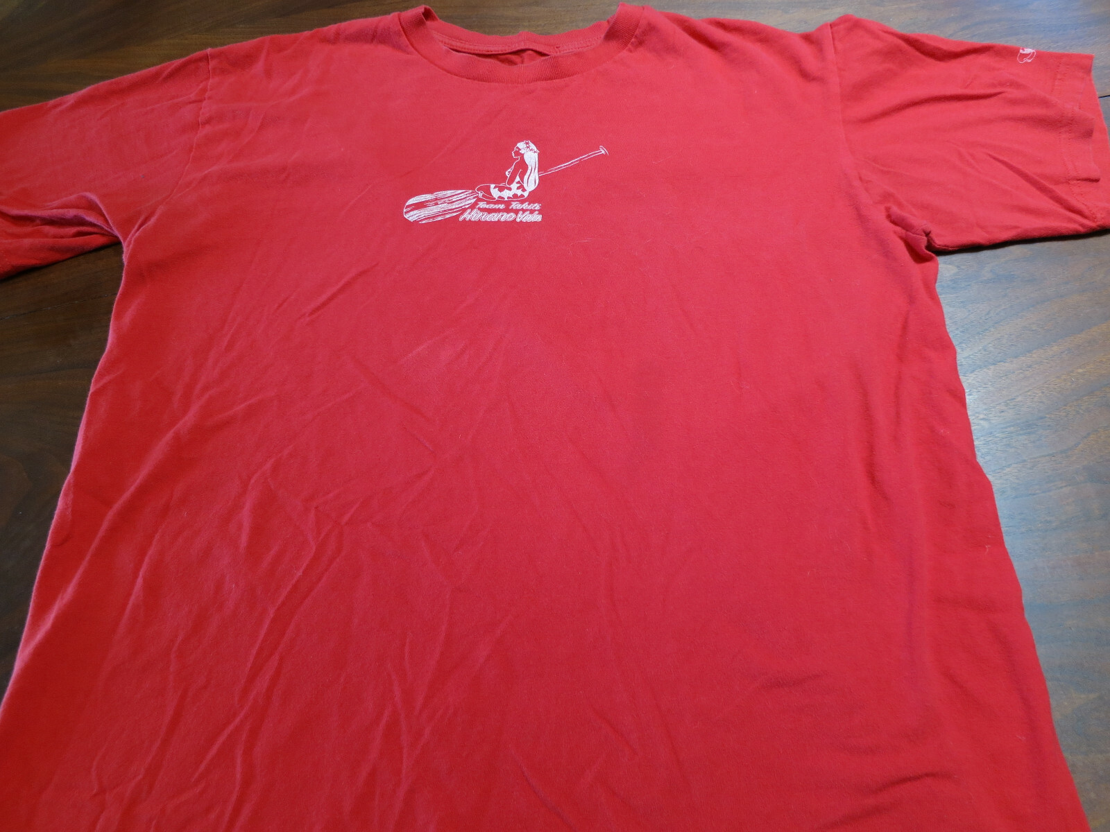 Rare Hinano Tahiti Island Girl Team Tahiti Shirt L