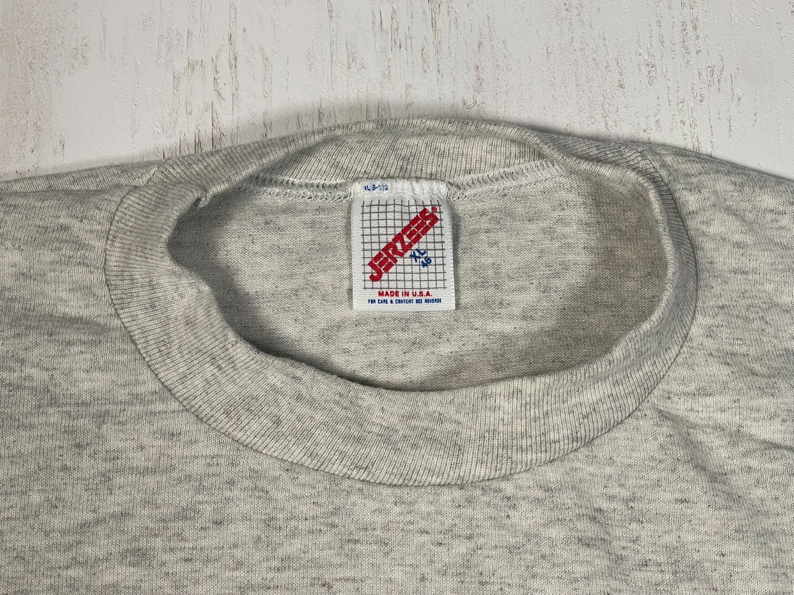 Vintage Palm Springs Men’s XL Gray Tee Single Stitch Puff Paint Made in USA