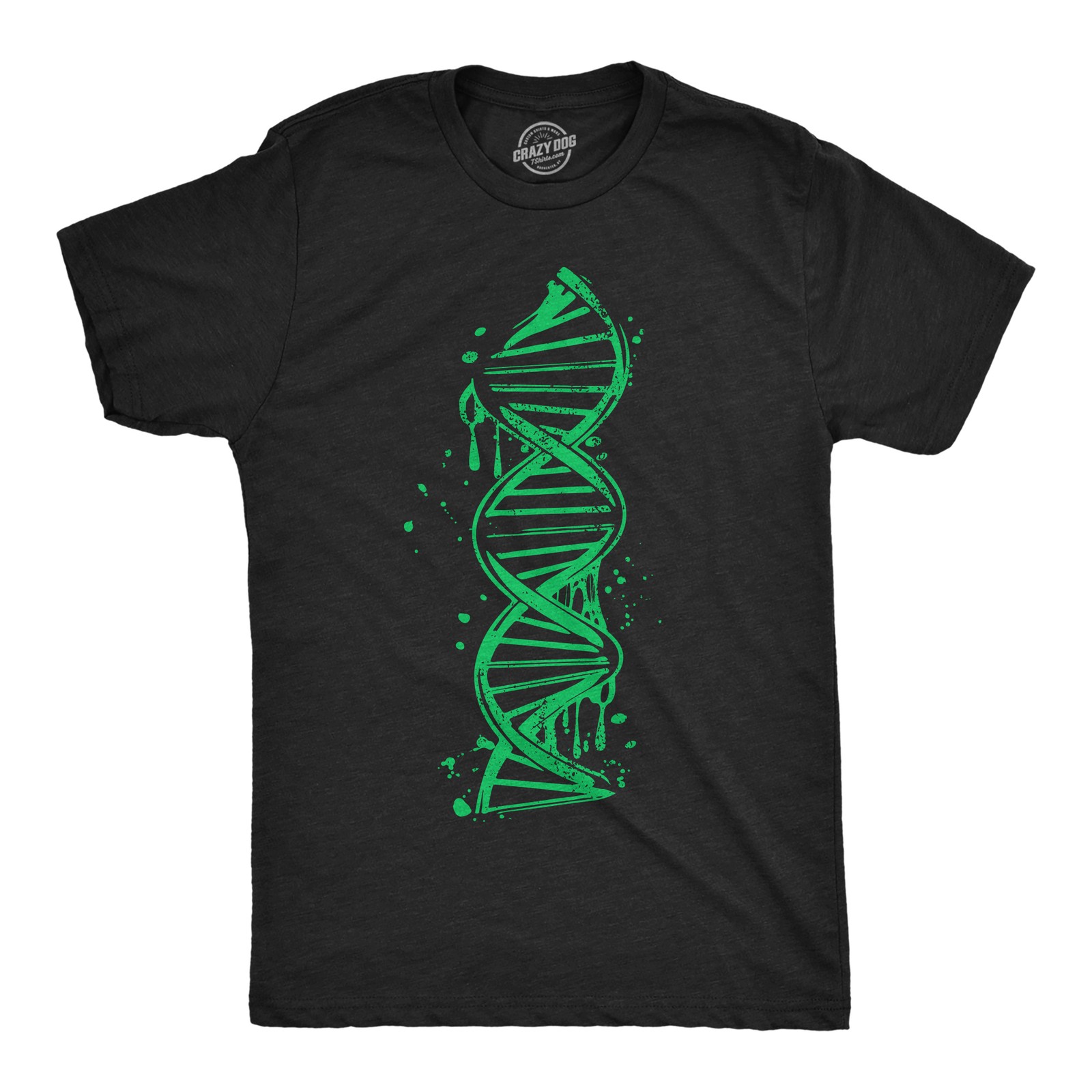 Mens Drippy DNA Funny T Shirts Science Graphic Tee for Men