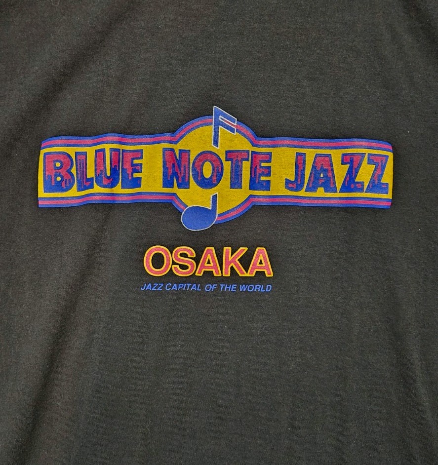 Blue Note Jazz Osaka Japan Shirt Size Large Slim Made In Japan Vintage Gentle