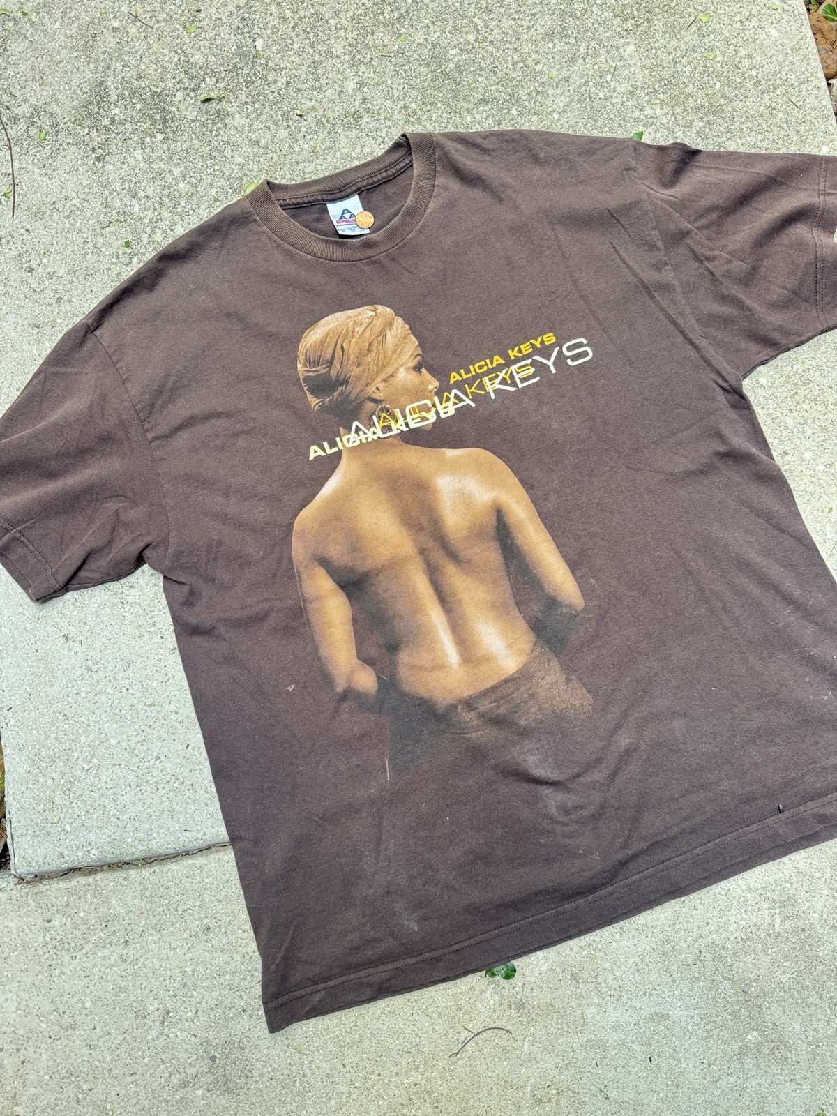 Alicia Keys 2005 Vintage Rap Tee Concert Tour
