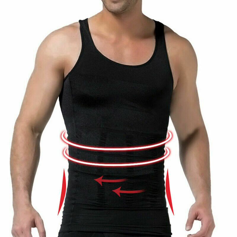 Shaper Men’s Body Shaper Toning T-Shirt Ultra Durable Vest Compression Underwear