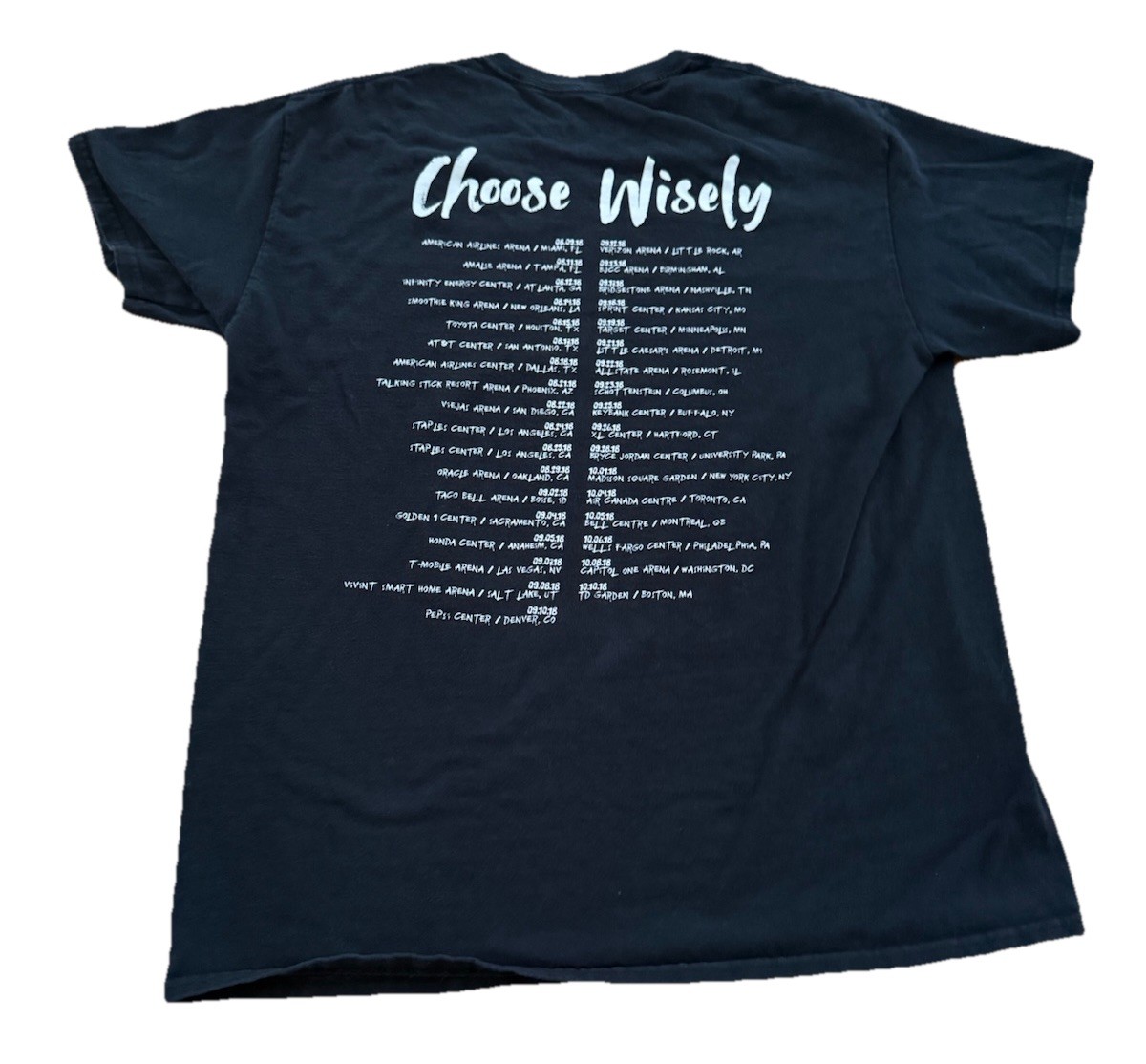 Dreamville Shirt J Cole Choose Wisely Tour Concert Rap Rapper Graphic Tee Large