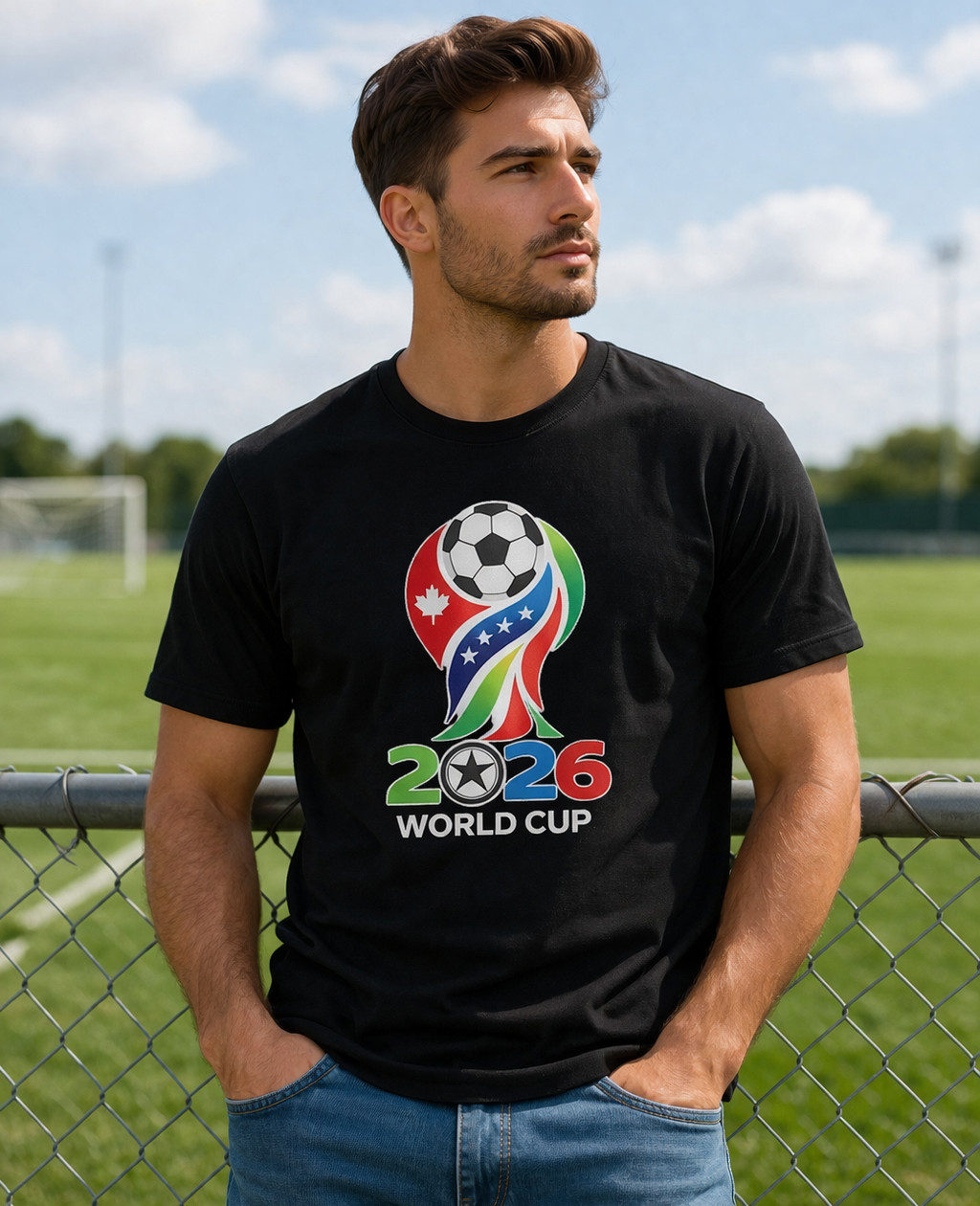 Fifa World Cup 2026 TShirt Soccer Graphic Tee USA Football Fan Customizable