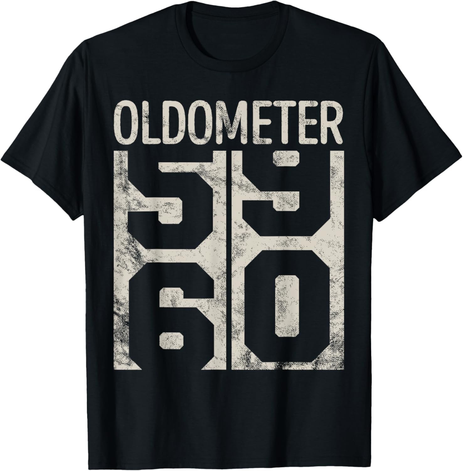 Funny 60 Years Old Oldometer Vintage 60th Birthday Odometer Gift Unisex T-Shirt