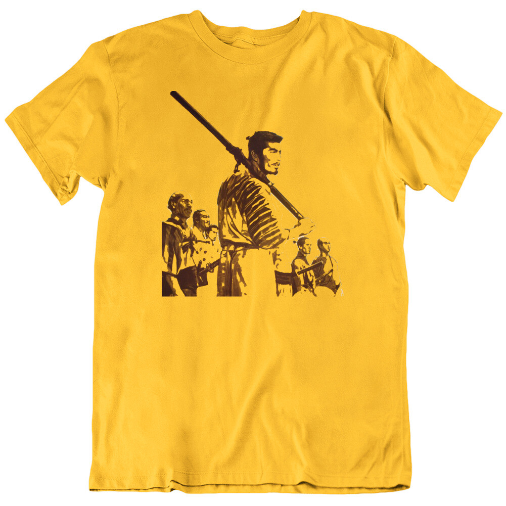 Seven Samurai Akira Kurosawa Japanese Movie T Shirt