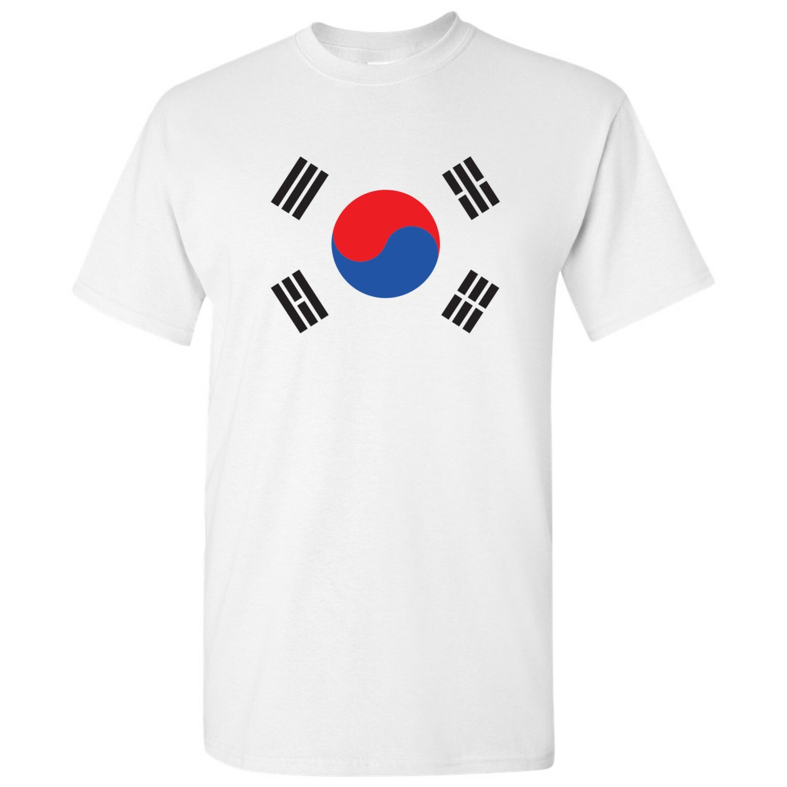 South Korea Flag – Classic Country Travel Vacation Souvenir T Shirt – White
