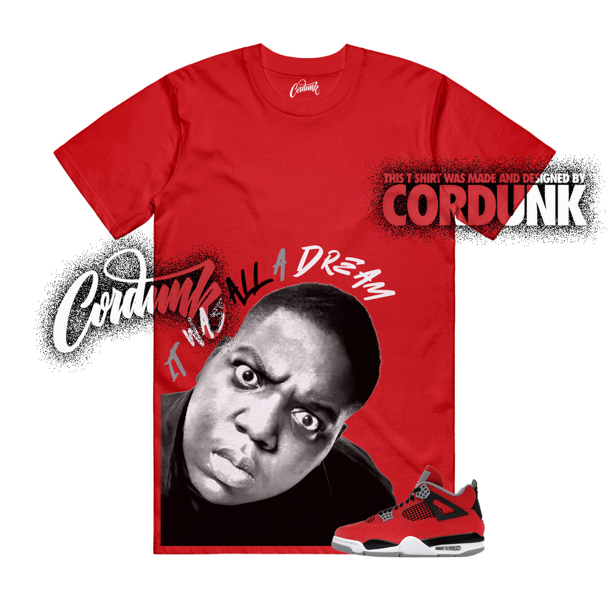 4 Toro Bravo Fire Red White Black Cement Grey 2026 T Shirt Match DREAM