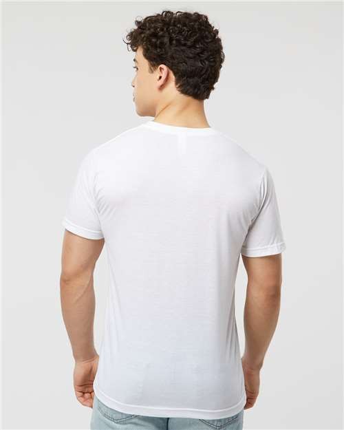 Tultex 207 Men’s Poly-Rich V-Neck T-Shirt
