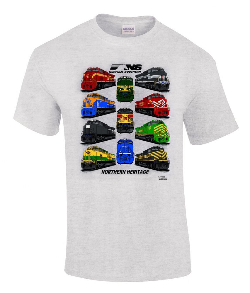 Norfolk Southern Northern Heritage Trains Authentic Railroad T-Shirt [34]