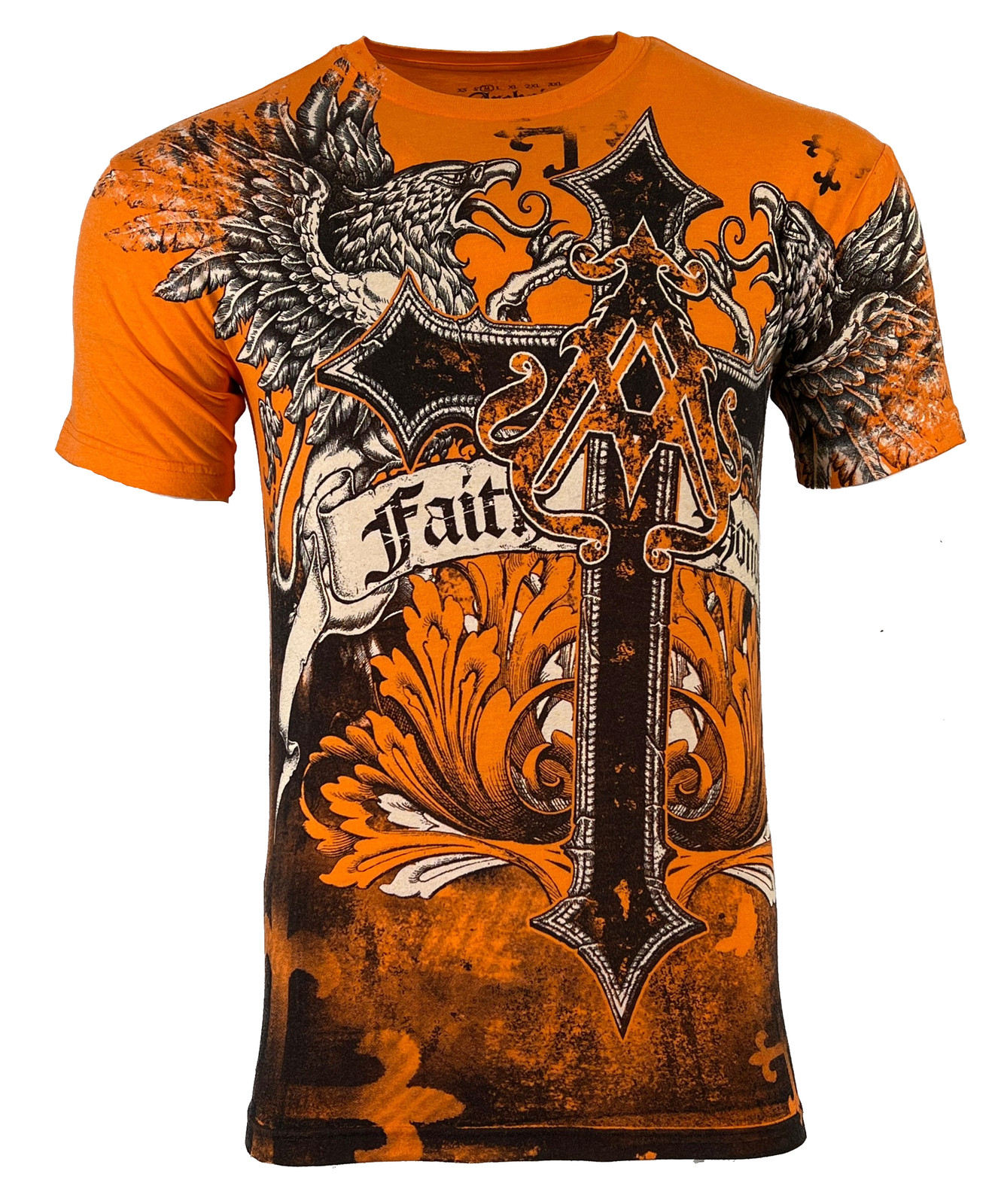 Archaic Affliction Men’s T-Shirt WINGED CREATURE Wings Biker S-3XL