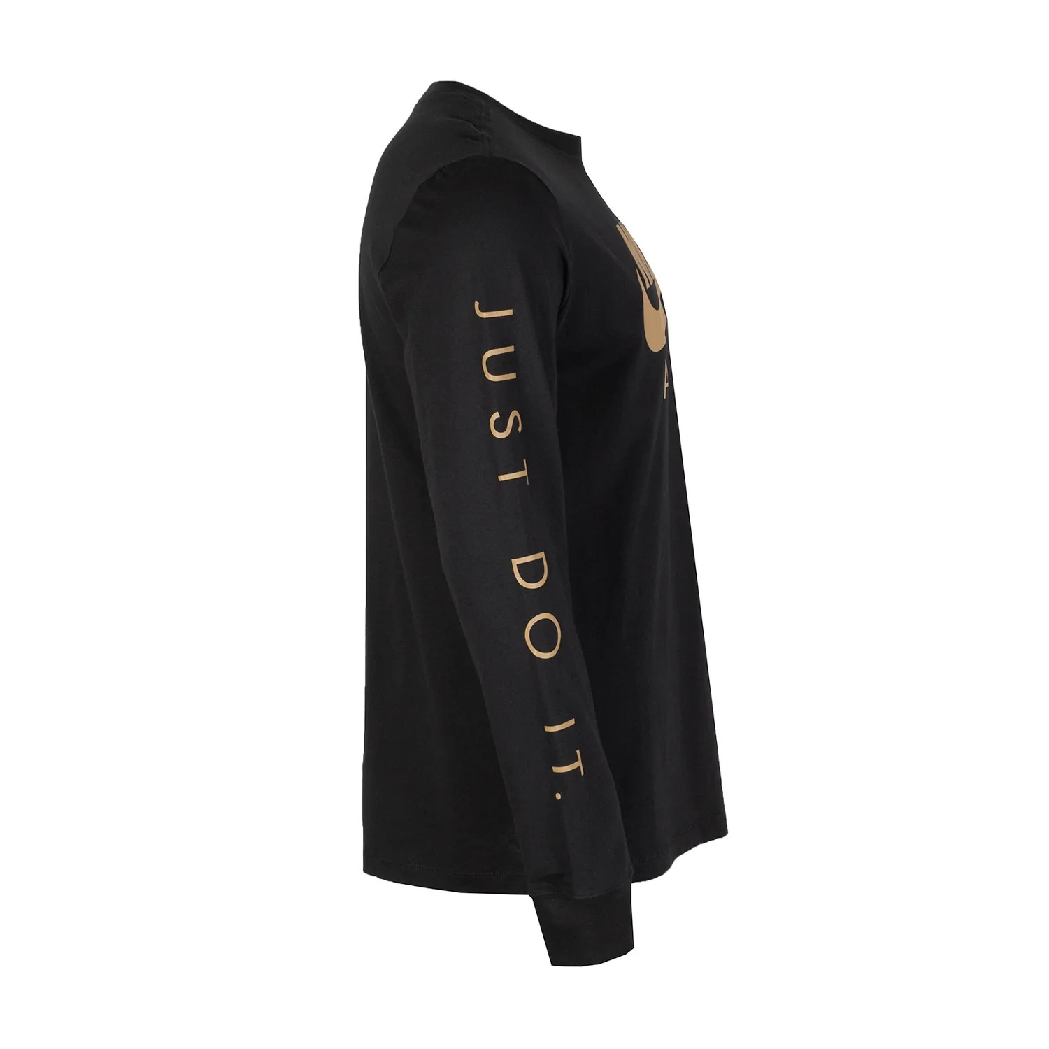 Nike Air Men’s Black & Gold Long Sleeve Reflective T-Shirt