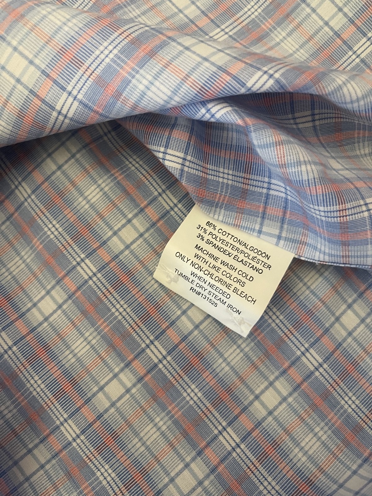 SOCIAL COAST Sz S Button-Down Casual/Smart Light-Multi-Colored Ment’s Shirt