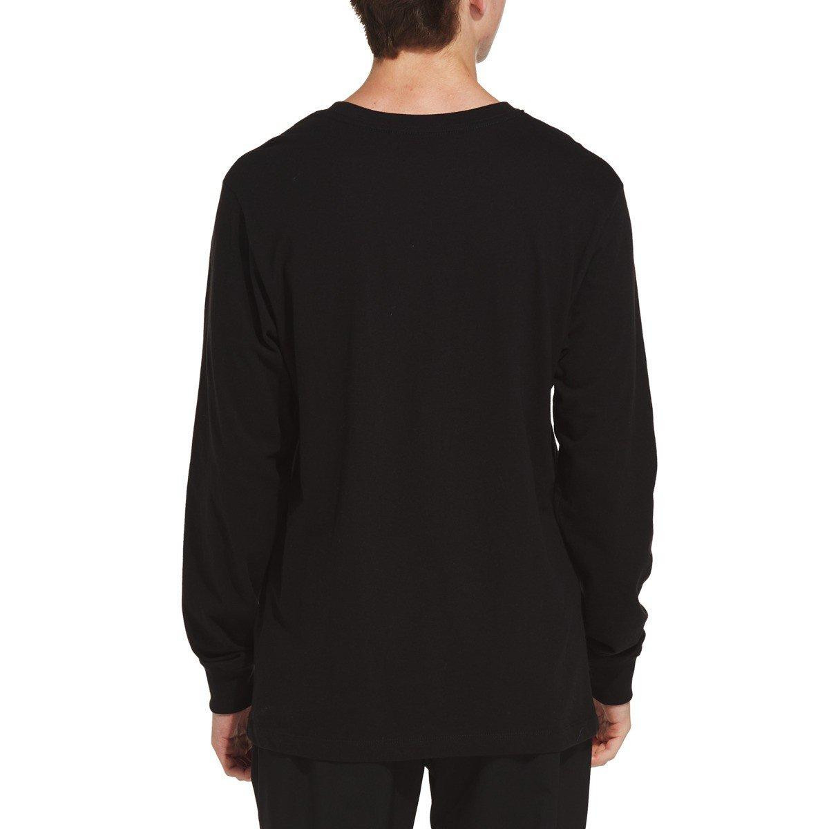 The North Face Men’s Evolution Long-Sleeve Logo T-Shirt – TNF Black-Small