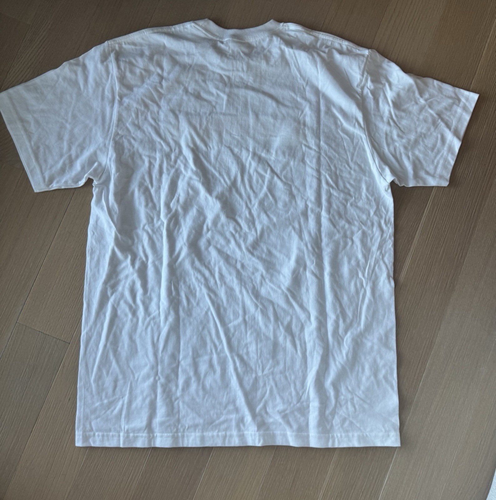 Classic Supreme “100% Hardcore” Box Logo Tee in white featuring the camouflage