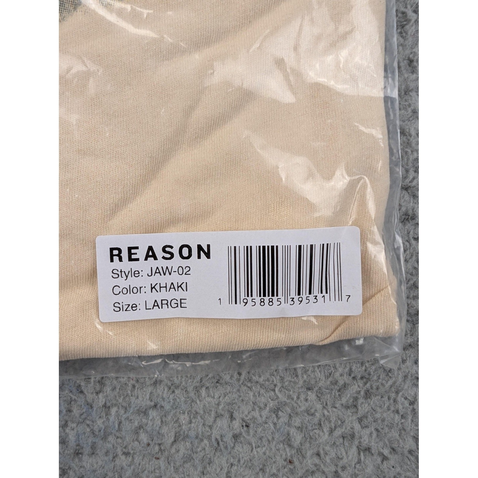 Reason Jaws Shirt Mens Large Khaki Universal Studios Movie Graphic Tee New