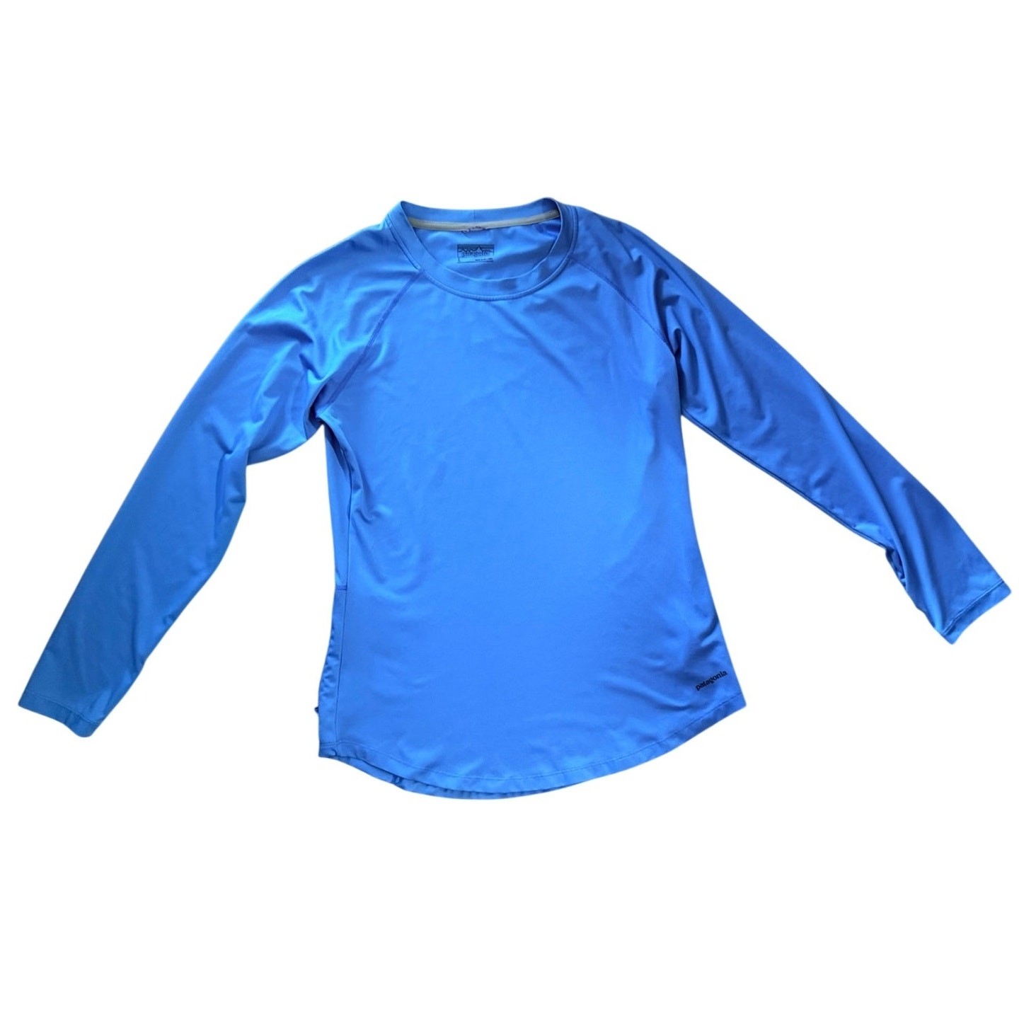 Patagonia Men’s Long Sleeve Blue Spandex Jersey Shirt Sz L