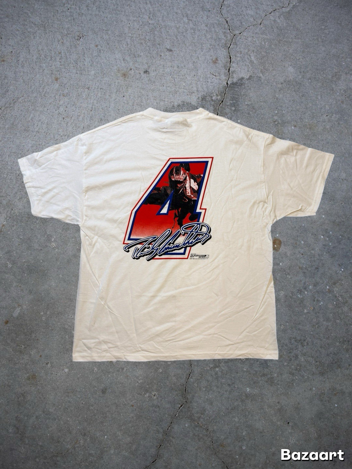 Vintage Men’s Ricky Carmichael EA Motocross Supercross Graphic Shirt 2002 XL NEW
