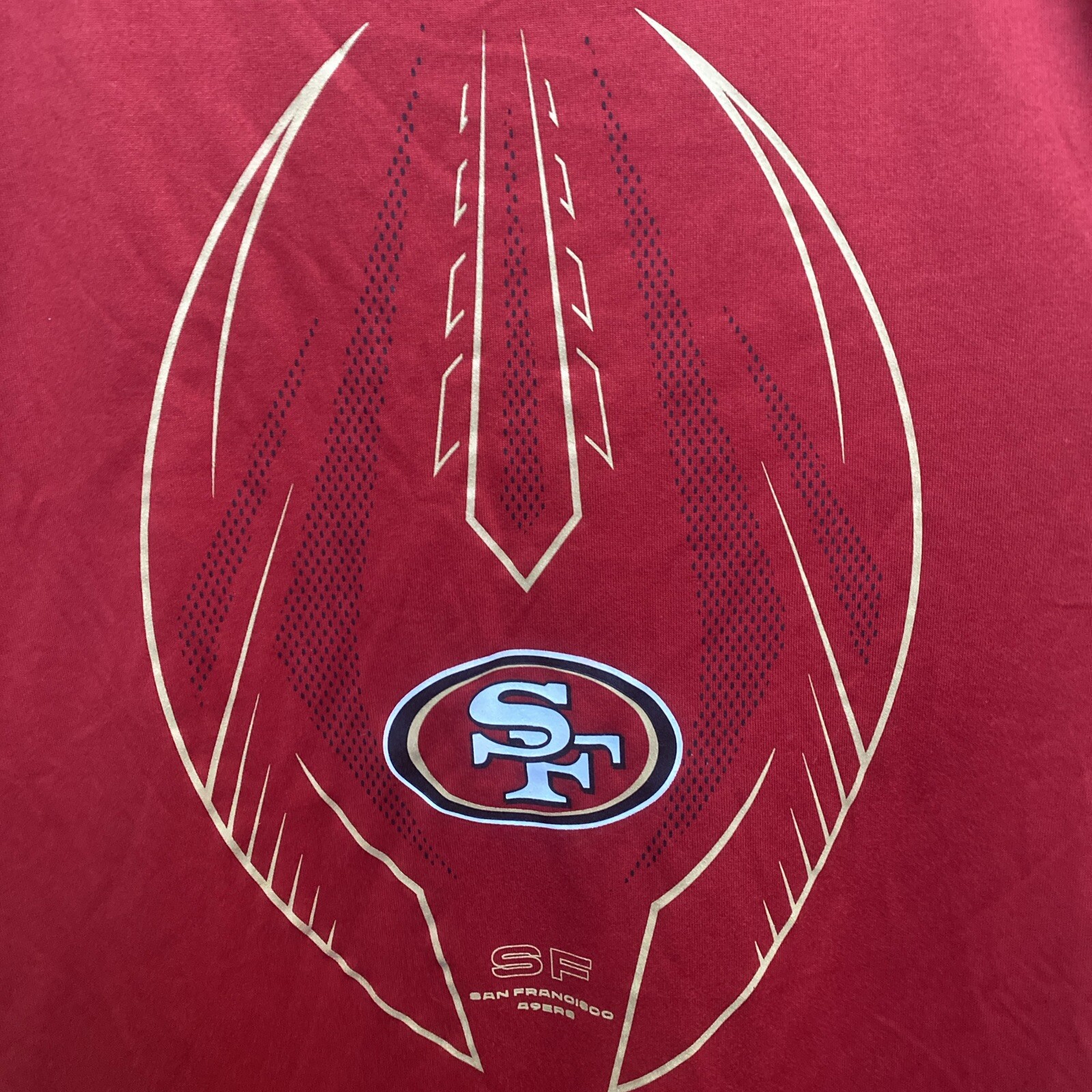 NEW Nike Mens Red 49s XL T-Shirt Short Sleeve Crew Neck NFL NWT $35 XL