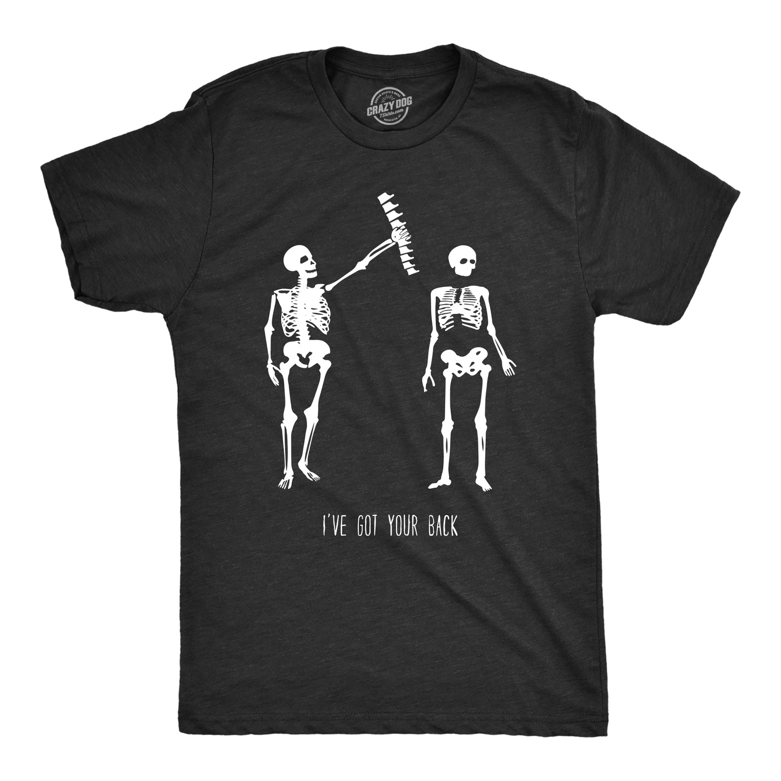 Mens Got Your Back Funny Halloween Skeleton Best Friend T shirt